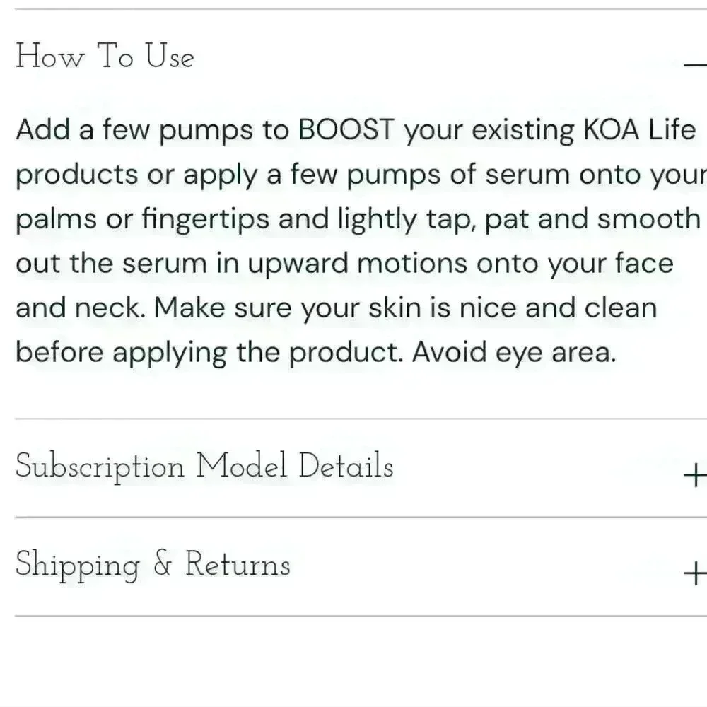 KOA LIFE: Niacinamide Booster - New
